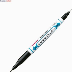 تصویر ماژیک سی دی دو سر زبرا مدل YYTS7-BK ZEBRA PERMANENT MARKER