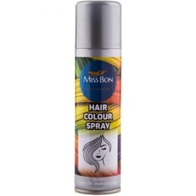 تصویر اسپری رنگ مو میس بون مدل SR (150میل) Miss Bone SILVER hair color spray-150ml