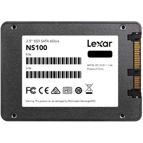 تصویر حافظه اس اس دی اینترنال لکسار مدل NS100 ظرفیت 1 ترابایت Lexar NS100 1TB Internal SSD