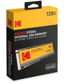 تصویر اس اس دی اینترنال کداک M2 2280 NVMe مدل X300s ظرفیت 128 گیگابایت KODAK X300s 128GB M.2 2280 NVMe Gen3 Internal SSD