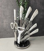 تصویر ست چاقو آشپزخانه دسته ماربل ۲۳۶ 