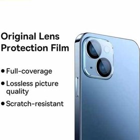 تصویر محافظ لنز دوربین آیفون 14 و 14 پلاس بیسوس (پک دو عددی) Baseus 14/14 Plus Lens Film Protector SGQK000702 