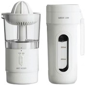 تصویر آبمیوه گیری گرین لاین مدل GL-380 ظرفیت ۳۸۰ میلی لیتر ۳ کاره با باتری 