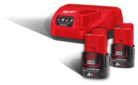 تصویر شارژر و باطری میلواکی آمریکا Milwaukee M12 NRG NRG-302 