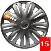 تصویر قالپاق سمند ایران خودرو رنگ نقره ای 