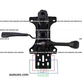 تصویر مکانیزم براکت دار دو اهرم با کیفیت بالا 