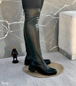 تصویر بوت زنانه جورابی مدل ۲۰۹۱ رنگ مشکی 