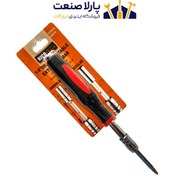 تصویر پیچ گوشتی تلسکوپی و بکس خور ریکو سایز 1/4 اینچ مدل EE14 