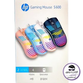 تصویر ماوس اچ پی گیمینگ سیمی S600 Wired HP Gaming Mouse S600