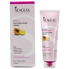 تصویر کرم موبر صورت سی گل مناسب انواع پوست ۵۰ میلی لیتر Seagull Face Depilatory Cream 50ml 