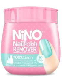 تصویر دستمال مرطوب لاک پاک کن نینو بسته ۹۰ عددی 