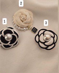 تصویر سنجاق سينه گل شنل 