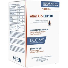 تصویر کپسول آناکپس اکسپرت anacaps expert مناسب ریزش موی مزمن ۹۰ عددی anacaps expert