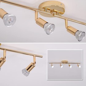 تصویر چراغ ریلی سقفی Qcyuui 4GU10- ارسال ۱۰ الی ۱۵ روز کاری 