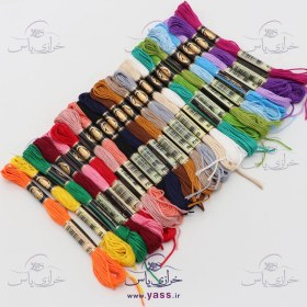 تصویر پک ۲۴ عددی نخ گلدوزی پنگوئن 