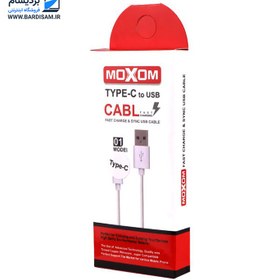 تصویر کابل شارژ و دیتا تایپ سی MOXOM 01 