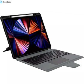 تصویر کیف کلاسوری کیبورد دار نیلکین مدل Bumper Combo Keyboard مناسب برای تبلت اپل iPad Air 13 2024 