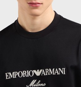 تصویر تیشرت مردانه آرمانی Emporio Armani اورجینال EM001033 AF10017 MC169 