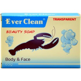 تصویر صابون گلیسیرینه خرچنگ شفاف 65 گرمی اورکلین Ever Clean Glycerin Chitin Soap 65g