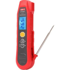 تصویر دماسنج ترمومتر لیزری و تماسی یونیتی UNI-T UT320T UT320T 2-in-1 Thermometer