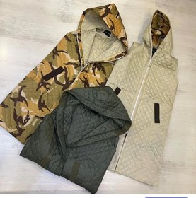 تصویر پافر بلند با کلاه زنانه 