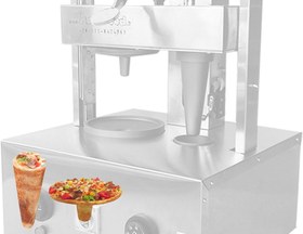 تصویر دستگاه تولید نان پیتزا قیفی و پیتزاچتری cone pizza and umbrella pizza machine