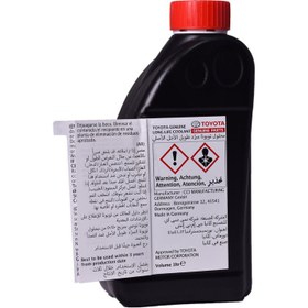 تصویر ضدیخ و ضدجوش و کولانت تویوتا جنیون پارتس مدل Long Life Coolant حجم 1 لیتر رادیاتور آب