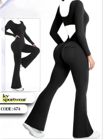 تصویر اورال سرهمی ورزشی زنانه کد 009 womens sports overalls code 009