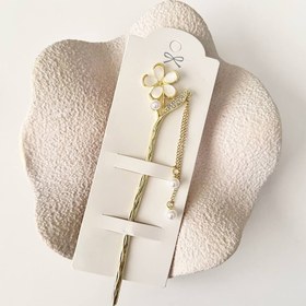 تصویر کانزاشی گل سفید 