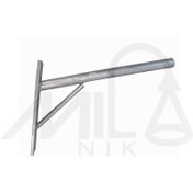 تصویر دستک 60 سانت چراغ خیابانی گالوانیزه | مخصوص تیر و دیوار 