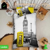 تصویر سرویس لحاف کودک و نوجوان طرح ساعت لندن مدل Kids 