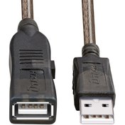 تصویر کابل افزایش طول 30 متری usb دیتک مدل DTECH DT-5043 USB Extension Cable 30 Meter 