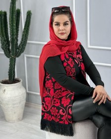 تصویر وِست مجلسی عیدانه مدل شکوفه جنس و‌کیفیت عالی - سبز 