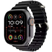 تصویر ساعت هوشمند کوئیک ویر مدل KW6 Ultra2 با بدنه فلزی و بند سیلیکونی 