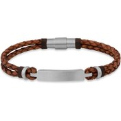 تصویر دستبند نقره مردانه رابین BSi-256