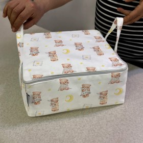 تصویر نظم دهنده و بقچه پارچه ای کودک سرو دوخت، کد: BO-103 