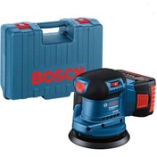 تصویر سنباده لرزان شارژی بوش مدل GEX 185-LI با باتری ۴ آمپر 