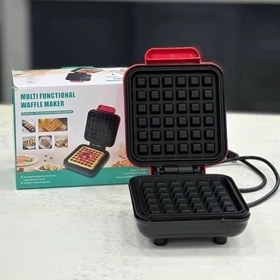 تصویر مینی وافل ساز مربع . کارتن سبز 
