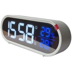 تصویر ساعت رومیزی ال ای دی مدل LED CLOCK PT-6799WB 