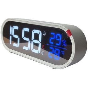 تصویر ساعت رومیزی ال ای دی مدل LED CLOCK PT-6799WB 