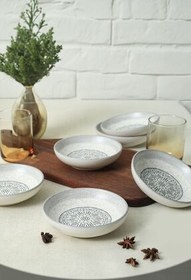 تصویر کاسه اسنک انگشتر سنگی سس 13 سانتی متری 6 عدد کرامیکا Keramika 