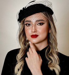 تصویر کاپ کلاه مجلسی سایز بزرگ زنانه و دخترانه 