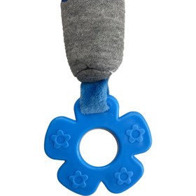 تصویر جغجغه سوسیسی دندان گیر دار پسر Baby4Life rattle toy code:CLTY09B