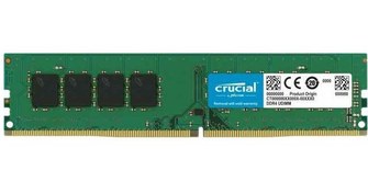 تصویر رم کروشیال 16GB 3200MHz CL22 ا Crucial 16GB 3200MHz CL22 DDR4 Memory Crucial 16GB 3200MHz CL22 DDR4 Memory