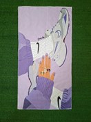 تصویر زیرانداز ورزشی حوله ای طرح مینیمال 