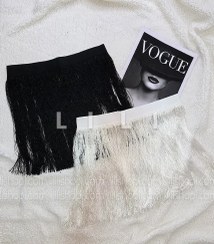 تصویر دامن فانتزی ریش ریش 