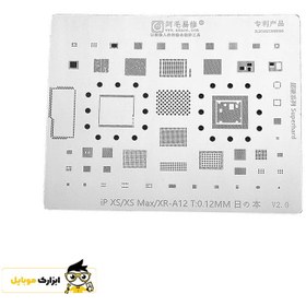 تصویر شابلون آیفون Amaoe XS/X Stencil iP XS/XS Max/XR