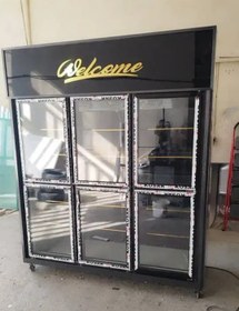 تصویر یخچال شش درب فروشگاهی 