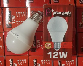 تصویر لامپ 12وات LED HTX MAX مدل PLUS-گارانتی یکسال - ۱ عددی / مهتابی 