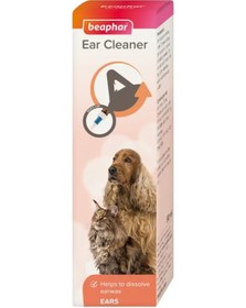 تصویر تمیزکننده گوش برای سگ و گربه 50 میلی‌لیتر برند beaphar Ear Cleaner Dog and Cat 50ml